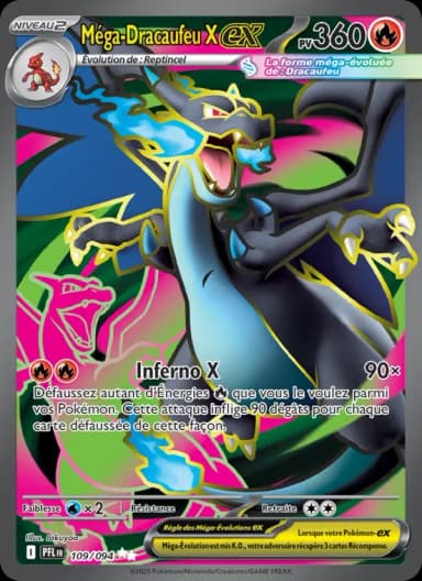 Carte Méga-Dracaufeu X-ex