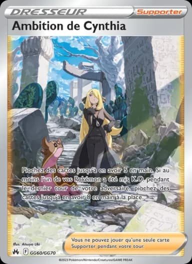 Carte Ambition de Cynthia