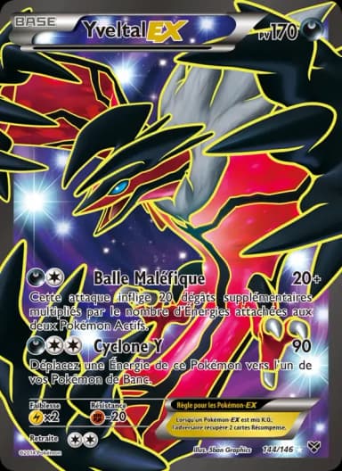 Carte Yveltal EX
