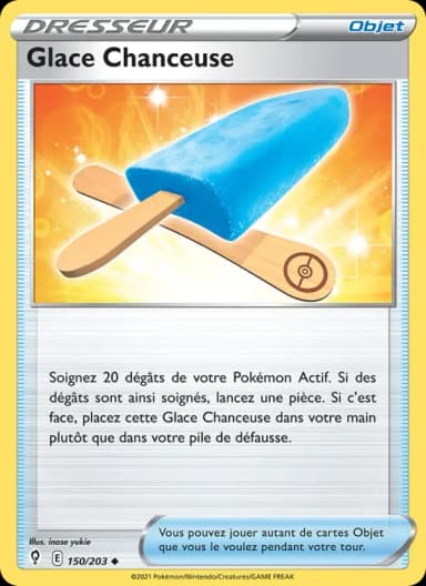 Carte Glace Chanceuse
