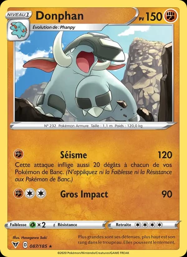 Carte Pokémon Donphan — Voltage Éclatant