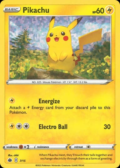 Carte Pikachu