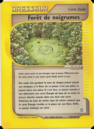 Carte Forêt de noigrumes