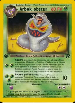 Carte Arbok obscur