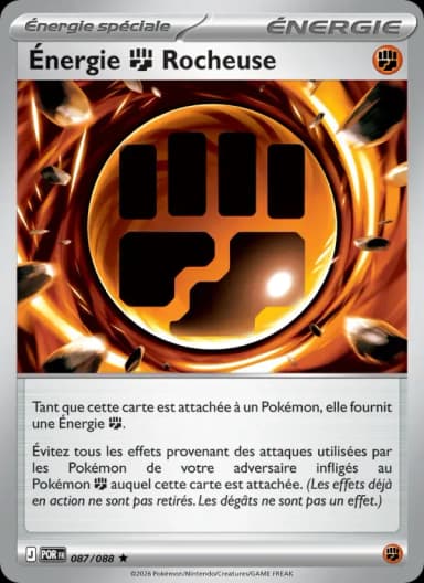 Carte Énergie Fighting Rocheuse