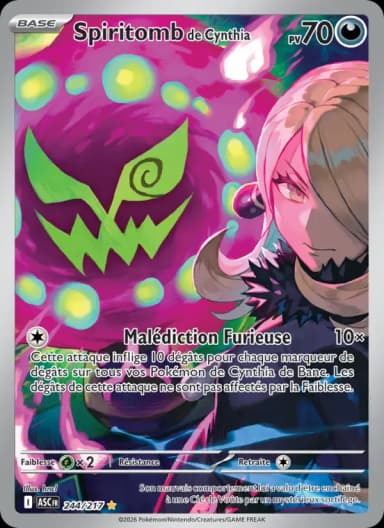 Carte Spiritomb de Cynthia