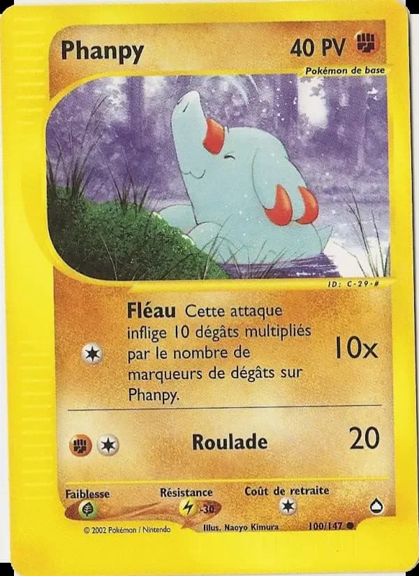 Carte Pokémon Phanpy — Aquapolis