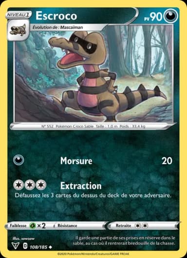 Carte Escroco