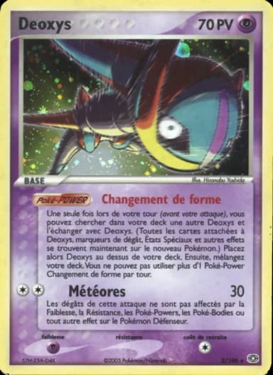 Carte Deoxys