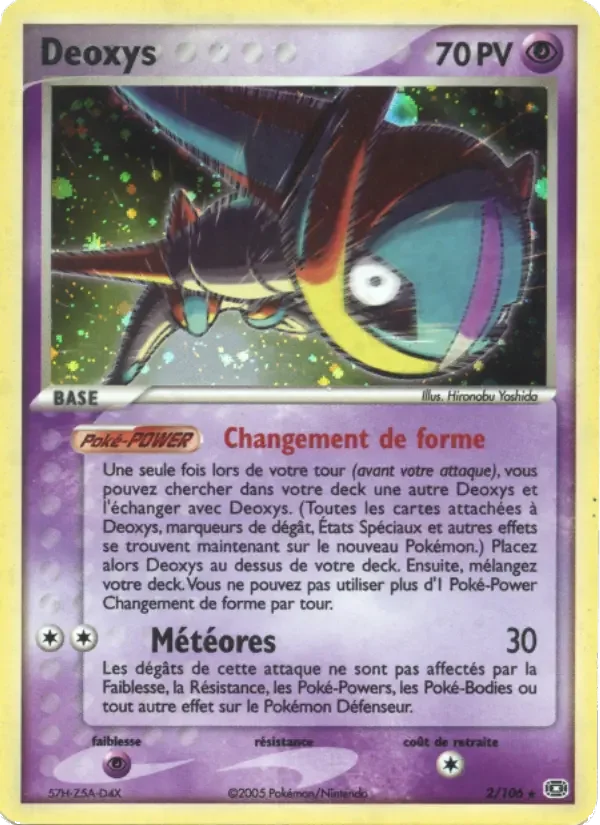 Carte Pokémon Deoxys — Émeraude