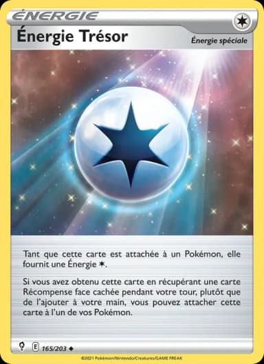 Carte Énergie Trésor