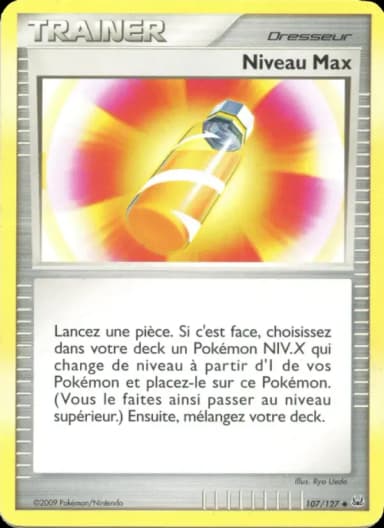 Carte Niveau Max