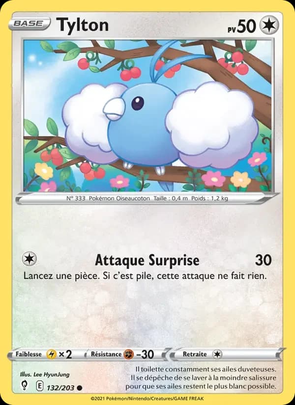 Carte Pokémon Tylton — Évolution Céleste