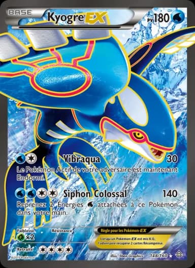 Carte Kyogre EX