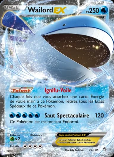 Carte Wailord EX