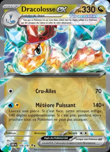 Carte Dracolosse-ex