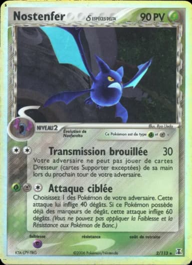 Carte Nostenfer δ