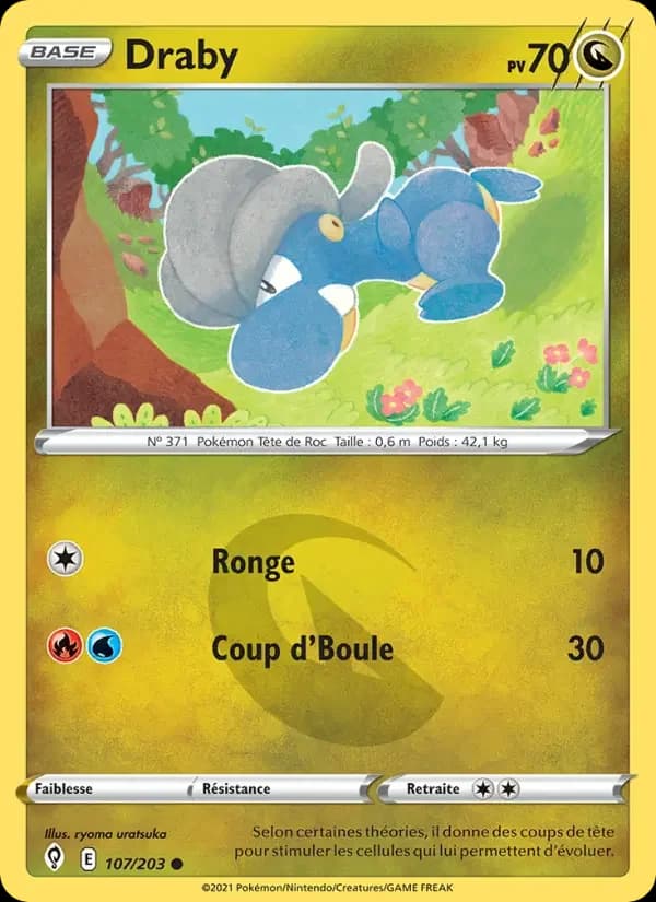 Carte Pokémon Draby — Évolution Céleste