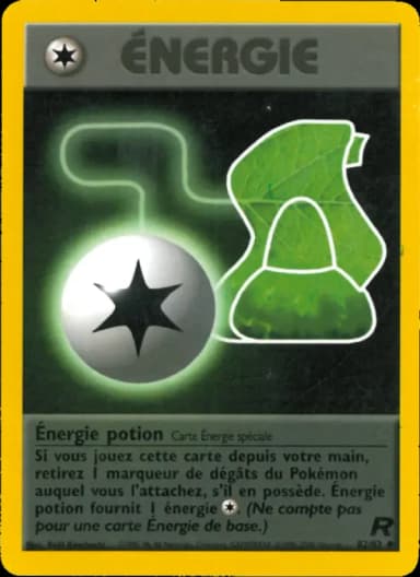 Carte Énergie potion