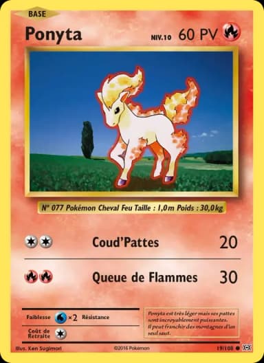 Carte Ponyta