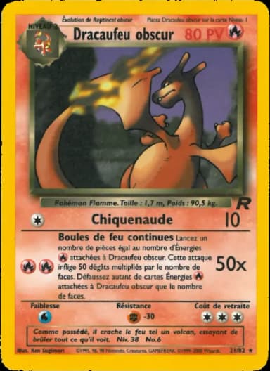 Carte Dracaufeu obscur