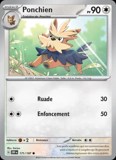 Carte Ponchien