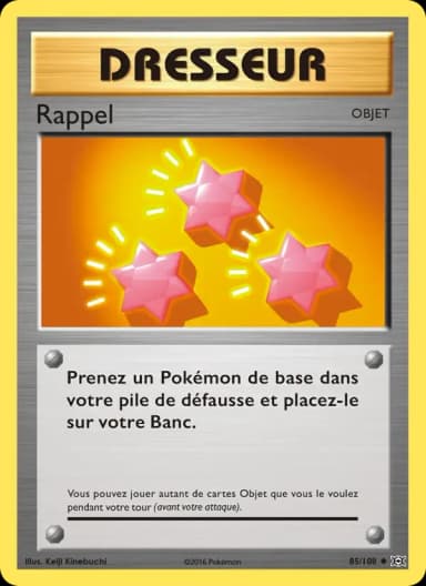 Carte Rappel
