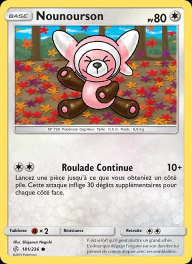 Carte Nounourson