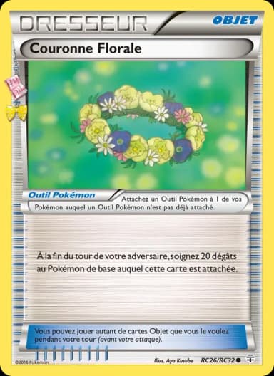 Carte Couronne Florale