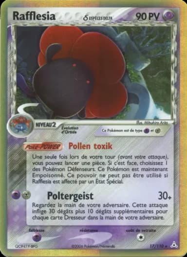 Carte Rafflesia δ