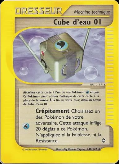 Carte Cube d'eau 01