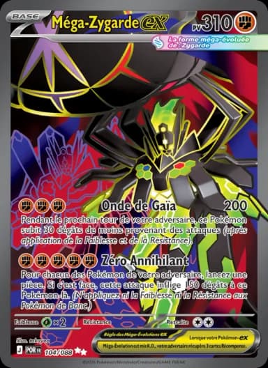 Carte Méga-Zygarde-ex