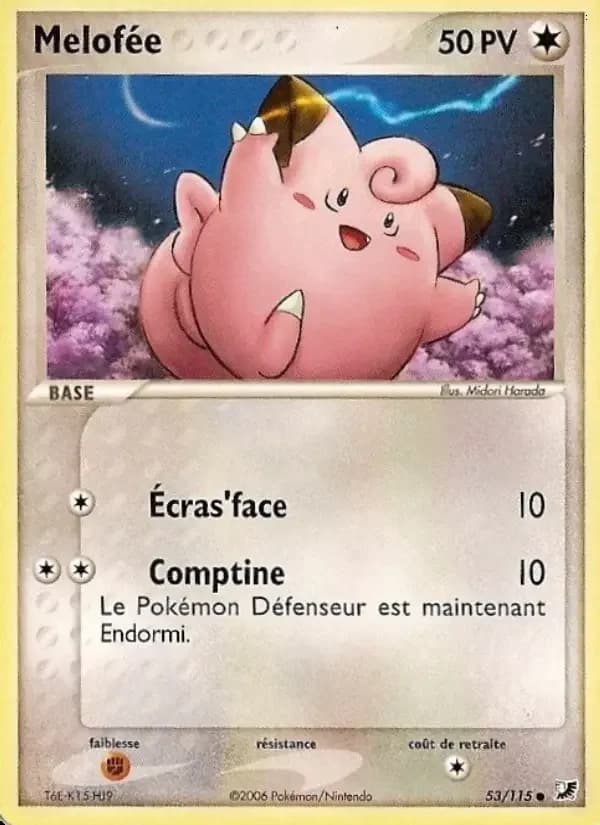 Carte Pokémon Melofée — Forces Cachées