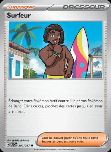 Carte Surfeur