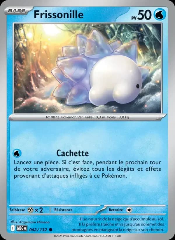 Carte Pokémon Frissonille — Méga-Évolution
