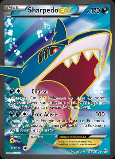 Carte Sharpedo EX