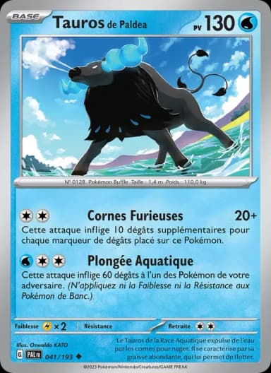 Carte Tauros de Paldea