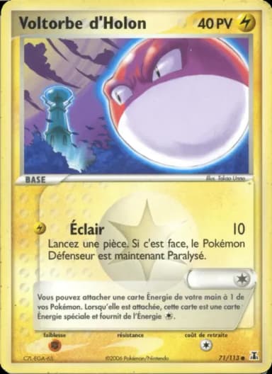 Carte Voltorbe d'Holon
