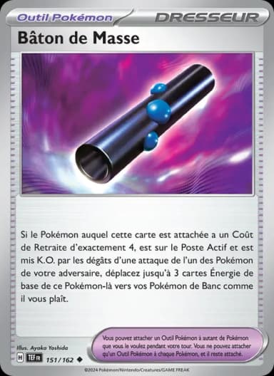 Carte Bâton de Masse
