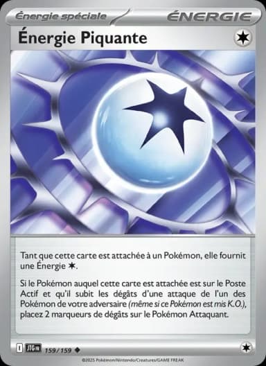 Carte Énergie Piquante