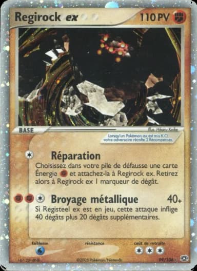 Carte Regirock ex