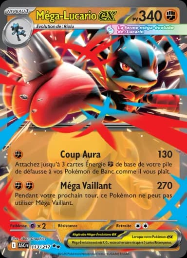 Carte Méga-Lucario-ex
