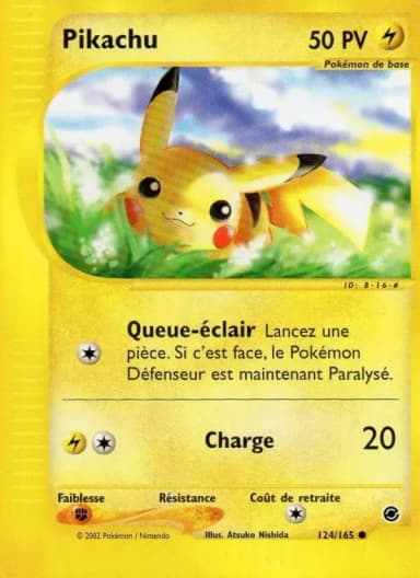 Carte Pikachu