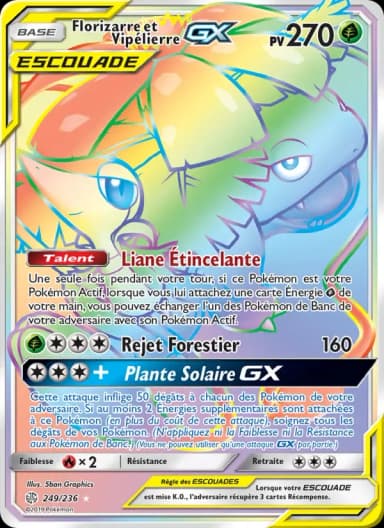 Carte Florizarre et Vipélierre GX