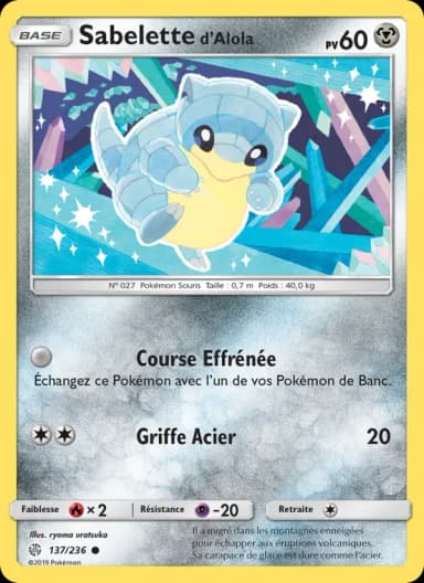 Carte Sabelette d’Alola