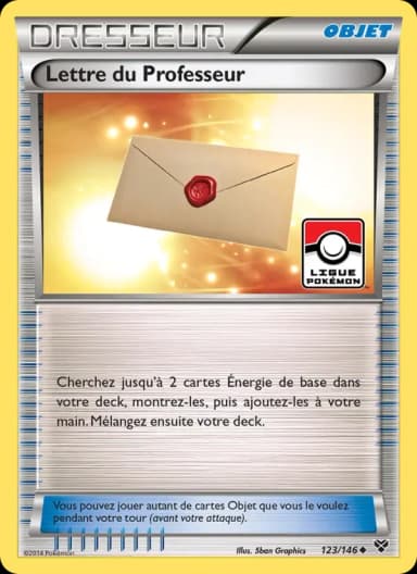 Carte Lettre du Professeur