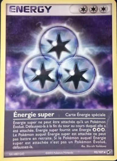 Carte Énergie super