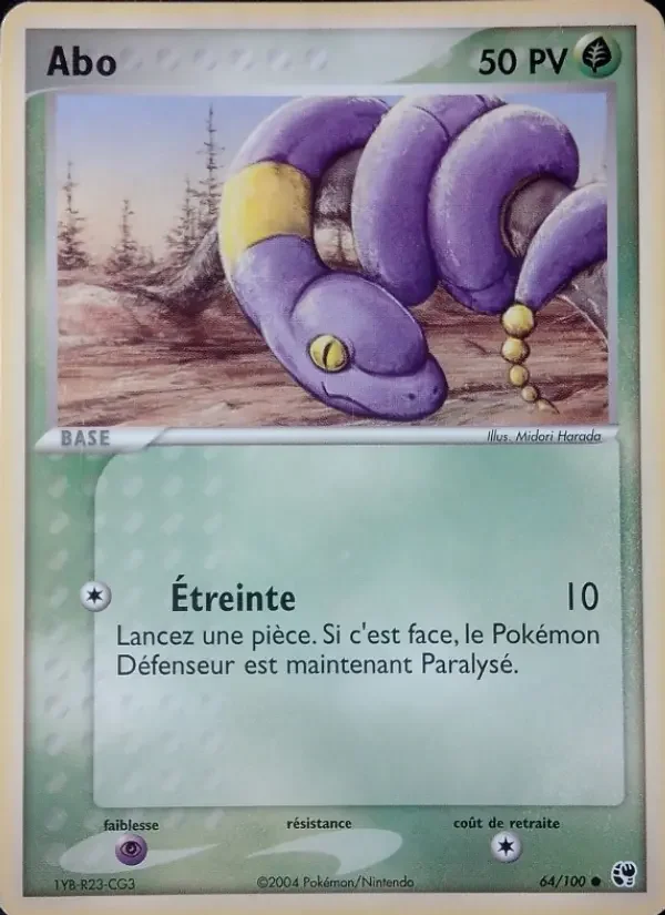 Carte Pokémon Abo — Tempête de Sable