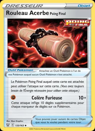 Carte Rouleau Acerbe Poing Final