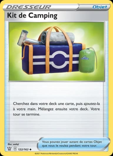 Carte Kit de Camping